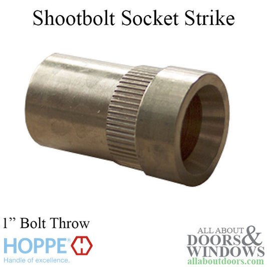 HOPPE Socket Strike Plate for Shootbolt Multipoint Lock Brass