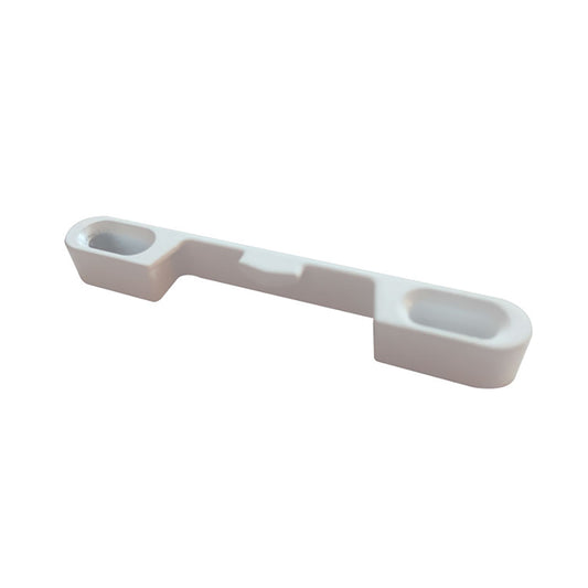 1-51/64" Sash Lock Keeper - White