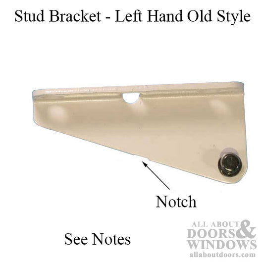 Stud Bracket, Clip On Type, Left Hand - Old Style