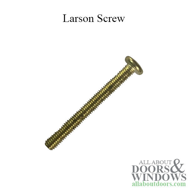 Larson Screw for Pella 6000 series storm door handle set, #10-32 x 1-3/4