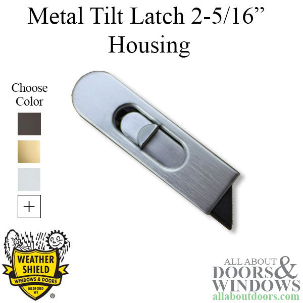 Weather Shield Metal Tilt Latch Upper Sash 45° Latch Left & Right - Weather Shield Metal Tilt Latch Upper Sash 45° Latch Left & Right