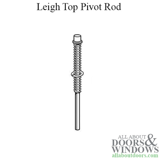 Leigh Top Pivot Rod, 1/4 Diameter , Guide Pin  w/ Plastic Cap & Spring