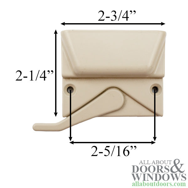 Blemished Truth Casement Window Lock - Beige - Blemished Truth Casement Window Lock - Beige