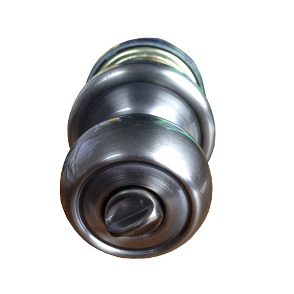 Kwikset Cortez US15A 730 CZ Privacy Knob Antique Nickel Finish - Kwikset Cortez US15A 730 CZ Privacy Knob Antique Nickel Finish