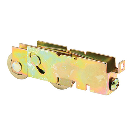 Dual Wheel Door Roller For Sliding Door Roller 1 Inch Steel Wheel With Adjustable F Tab Housing