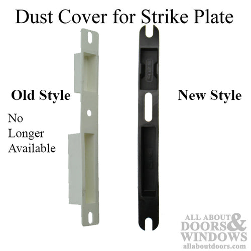 Dust Cover for Strike Plate, Latch and Deadbolt - Black - Dust Cover for Strike Plate, Latch and Deadbolt - Black
