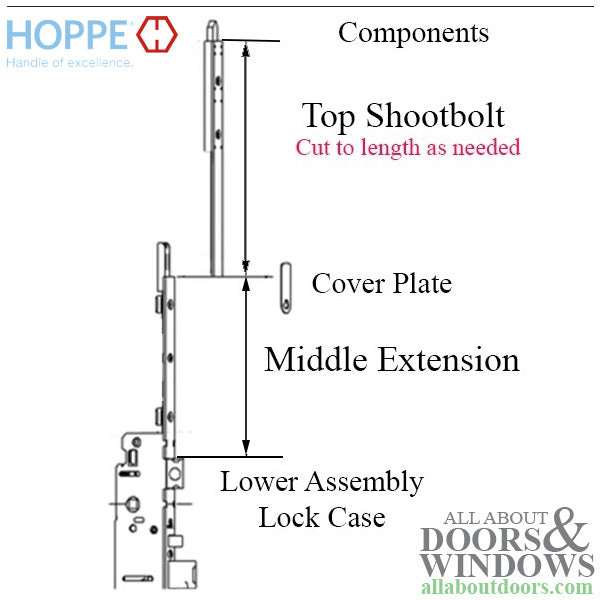 16mm Manual Top Extension, Shootbolt 24.61