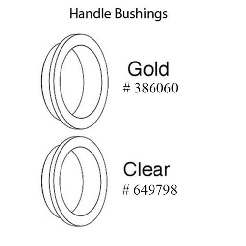 HOPPE / Fuhr Handle Bushing 11/16  Diameter, Plastic - Clear - HOPPE / Fuhr Handle Bushing 11/16  Diameter, Plastic - Clear