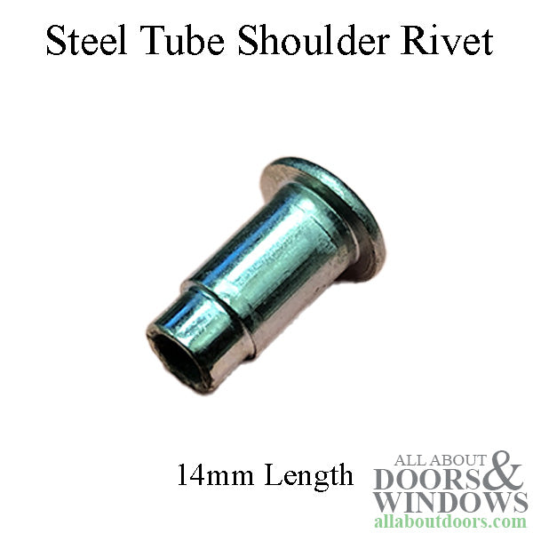 Steel Tube Shoulder Rivet, 14mm - Steel Tube Shoulder Rivet, 14mm