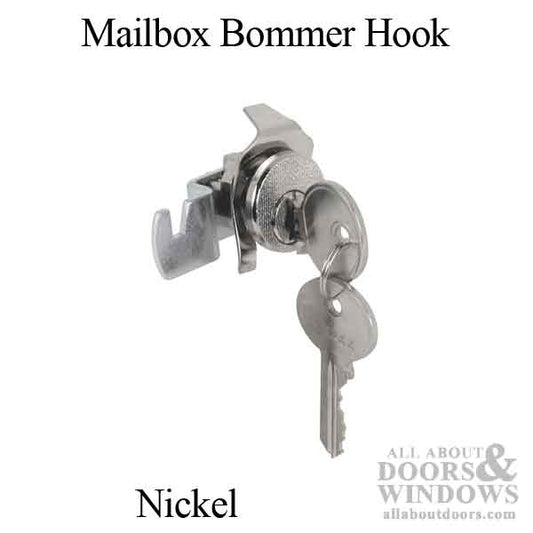 Mailbox Lock - Bommer Hook - 90 degree CCW - Locked Left