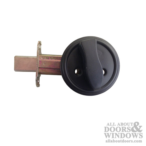 Weslock One-Sided Deadbolt with Thumb-turn Oil Rubbed Bronze - Weslock One-Sided Deadbolt with Thumb-turn Oil Rubbed Bronze