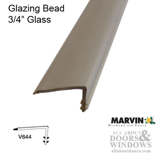 Marvin Clad Glazing Bead 75" CGL, 3/4 Inch, V644