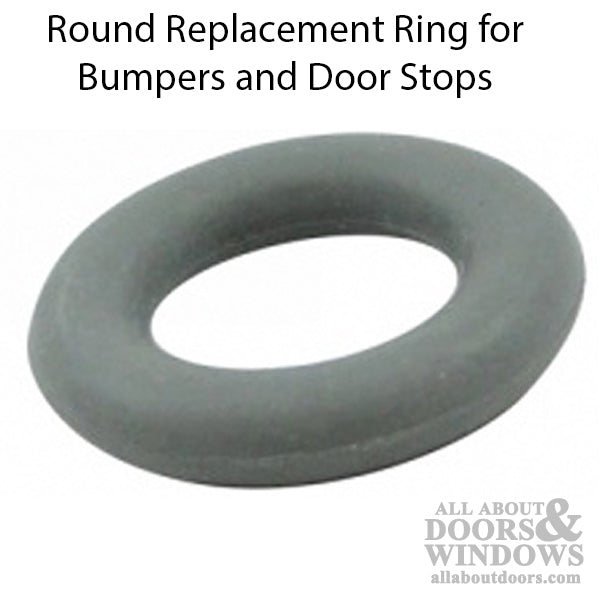 Round Replacement Ring for Bumpers and Door Stops - Round Replacement Ring for Bumpers and Door Stops