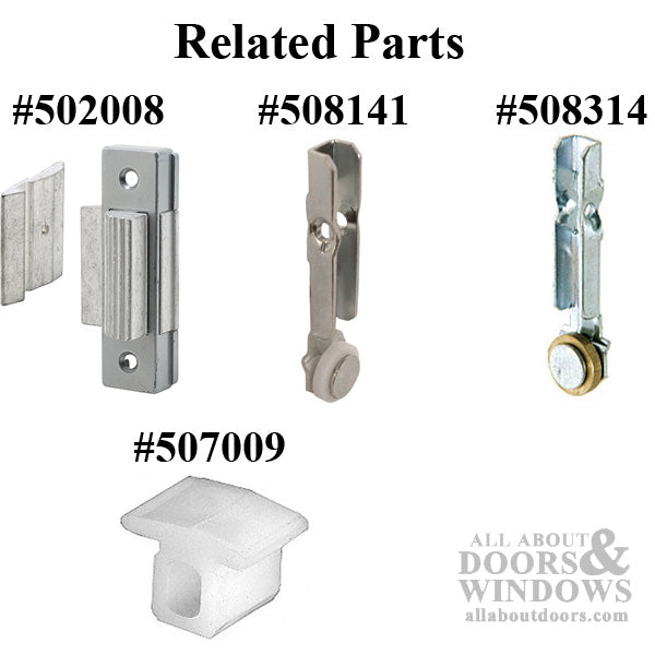 Roller Assembly (Flat) - Sliding Windows, Vertical Rail - Aluminum / Steel - Roller Assembly (Flat) - Sliding Windows, Vertical Rail - Aluminum / Steel