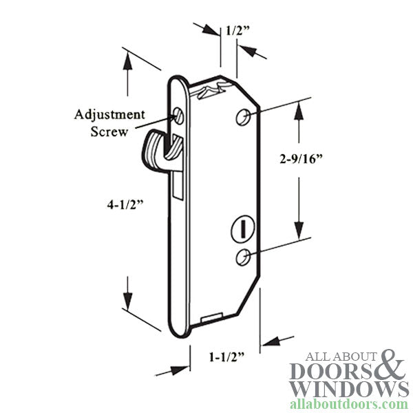 Lock Compatible With Andersen Sliding Door Lock Pre Reachout Sliding Door Lock For 2 and 3 Panel Sliding Doors - Lock Compatible With Andersen Sliding Door Lock Pre Reachout Sliding Door Lock For 2 and 3 Panel Sliding Doors