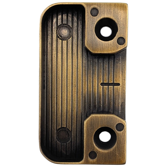 Strike Plate, Roller Type, RZ47012ZM - Antique Brass