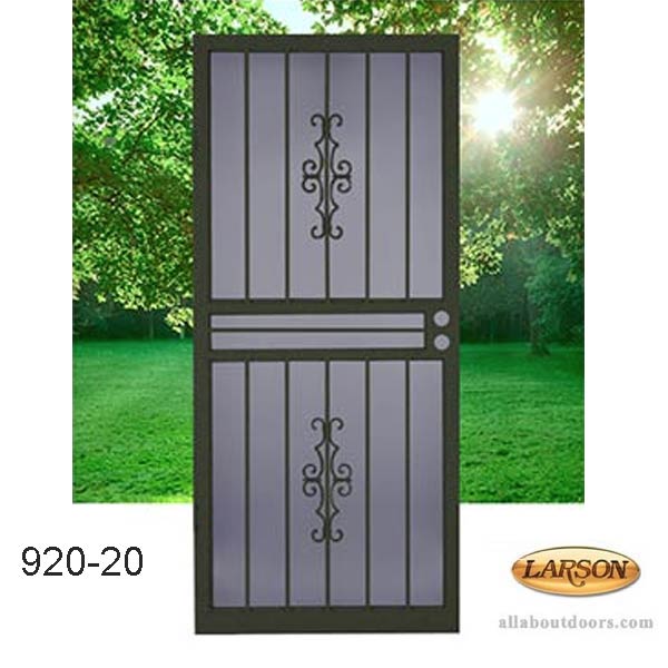 Larson Courtyard Security Door with Steel Frame - Larson Courtyard Security Door with Steel Frame