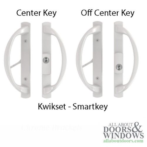 Truth 98.05 Sliding Patio Door Handle Set  Smart Key Non-Handed - Truth 98.05 Sliding Patio Door Handle Set  Smart Key Non-Handed