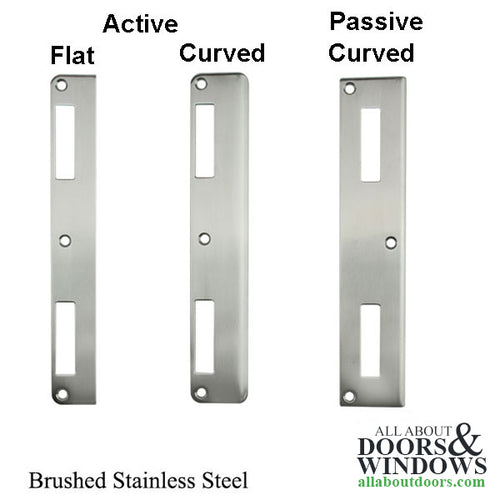 P3000 Passive Latch and Deadbolt with Curved Lip Strike Plate - P3000 Passive Latch and Deadbolt with Curved Lip Strike Plate