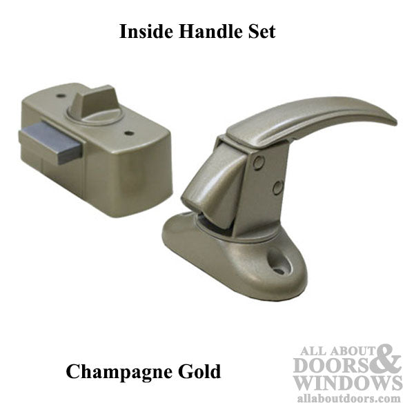 Interior Storm Door Handle and Deadbolt - Interior Storm Door Handle and Deadbolt