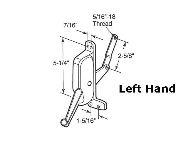 Operator, Type 1 Awning Window,  Metal - Alum. - Operator, Type 1 Awning Window,  Metal - Alum.