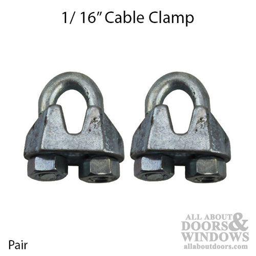 Cable Clamps - 1/16 Inch - Cable Clamps - 1/16 Inch