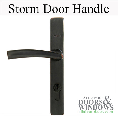 Andersen Emco Modern Storm Door Handle Set Trim Venetian Bronze - Andersen Emco Modern Storm Door Handle Set Trim Venetian Bronze