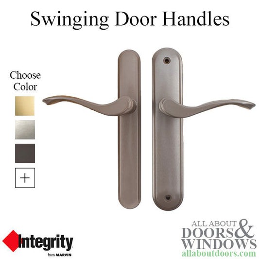 Integrity Cambrige Secondary, Passive Swinging Door Handles, Right Hand