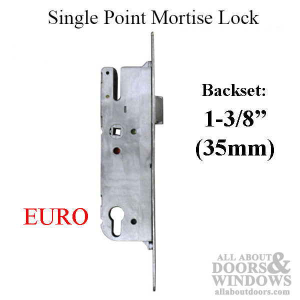 G-U Monolock 35/92 Euro Single Point Mortise Lock (SPL) - Stainless Steel - G-U Monolock 35/92 Euro Single Point Mortise Lock (SPL) - Stainless Steel