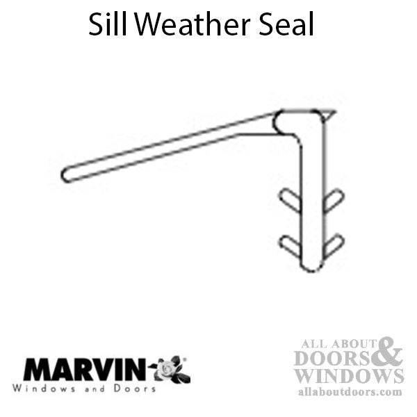 Marvin Weather Strip for Bottom Sill 98