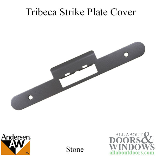 Andersen Tribeca Strike Plate Cover - Stone - Andersen Tribeca Strike Plate Cover - Stone