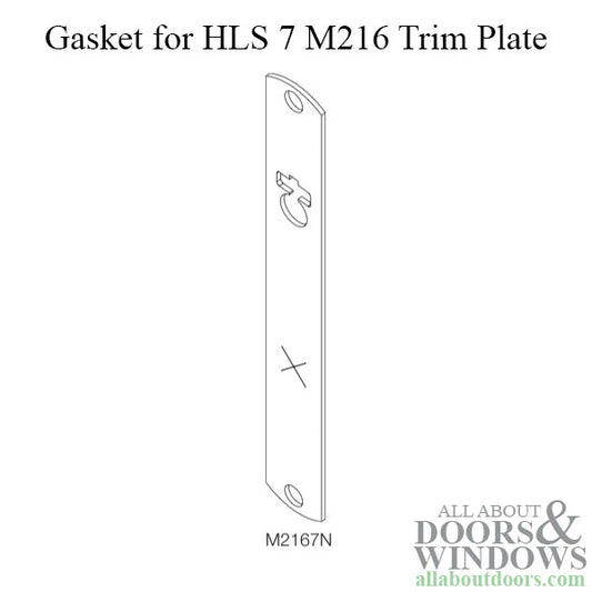 Gasket for HLS 7 M216 Trim Plate