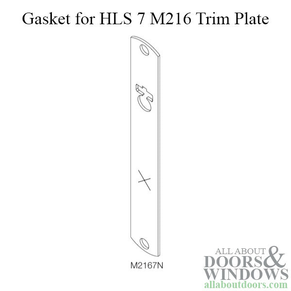 Gasket for HLS 7 M216 Trim Plate - Gasket for HLS 7 M216 Trim Plate