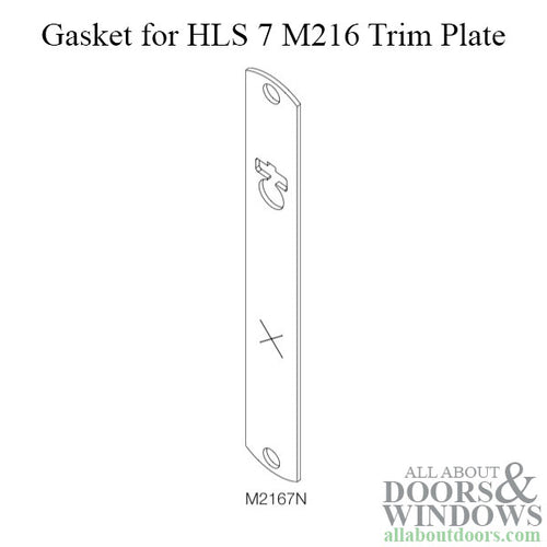 Gasket for HLS 7 M216 Trim Plate - Gasket for HLS 7 M216 Trim Plate