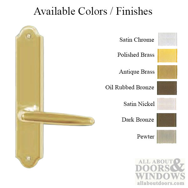 G-U Torino Handle and 45mm Plate Series, Solid Brass, Dummy, No Key, No Thumbturn (Handles DO NOT Move), Choose Color - G-U Torino Handle and 45mm Plate Series, Solid Brass, Dummy, No Key, No Thumbturn (Handles DO NOT Move), Choose Color