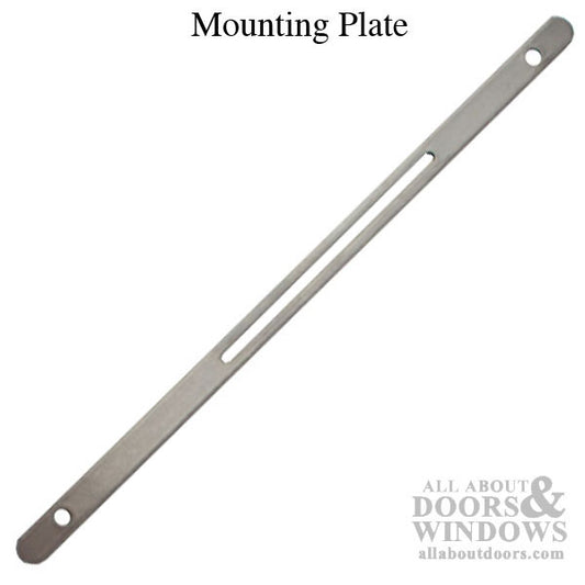 Casement Window Mounting Plates for Heavy Duty Sash Lock - Stainless Steel