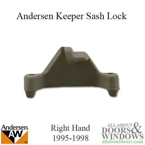 Andersen Keeper, Sash Lock, Enhanced Casement- RH - Andersen Keeper, Sash Lock, Enhanced Casement- RH