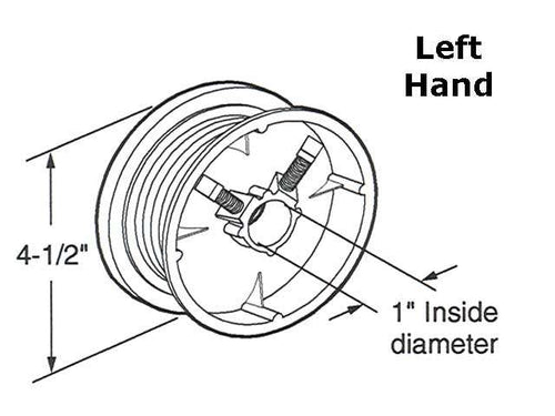 Torsion Spring Cable Drum, Garage Door - Left Hand - Torsion Spring Cable Drum, Garage Door - Left Hand