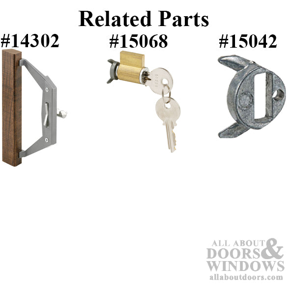 Diecast Keeper for Sliding Patio Door with Rubber Bumper - Diecast Keeper for Sliding Patio Door with Rubber Bumper