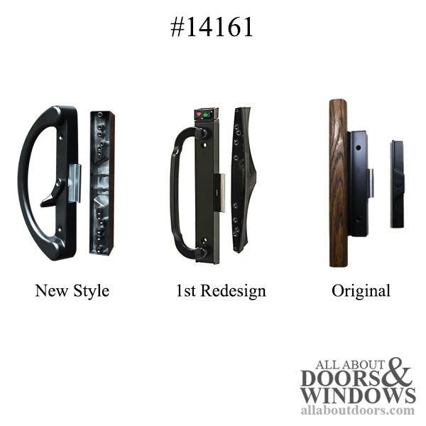 Sliding Patio Door Handle Set, Reverse Clamp - Sliding Patio Door Handle Set, Reverse Clamp