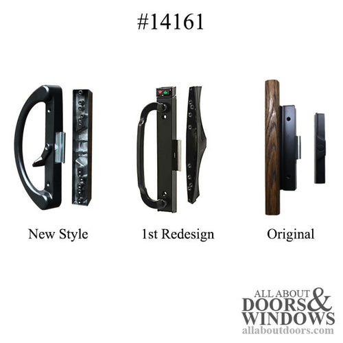 Sliding Patio Door Handle Set, Reverse Clamp - Sliding Patio Door Handle Set, Reverse Clamp