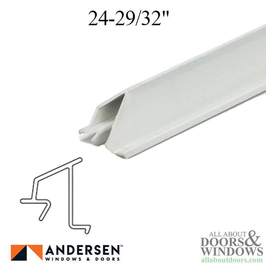 Andersen Glazing Bead, Perma-Shield Improved/E-Z 400 Series, 5/8" CW1, 24-29/32" - White