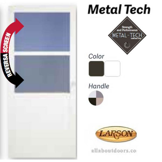 Larson Classic-View Metal-Tech Reversa Screen Storm Door