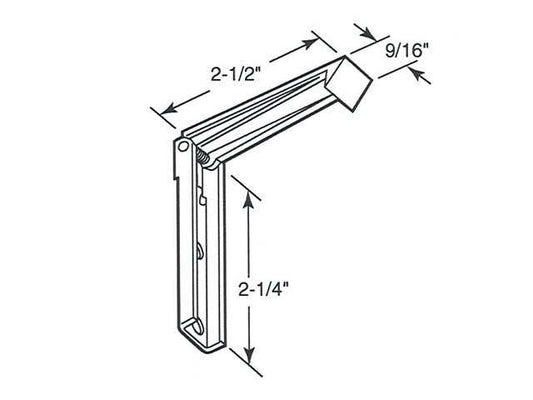 RV Steel Compartment Door Catch for Cabinet and Up-Swinging Doors