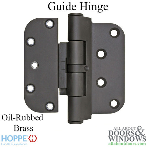 Hoppe F79, 2009 Guide Hinge, Oil Rubbed Brass - Hoppe F79, 2009 Guide Hinge, Oil Rubbed Brass