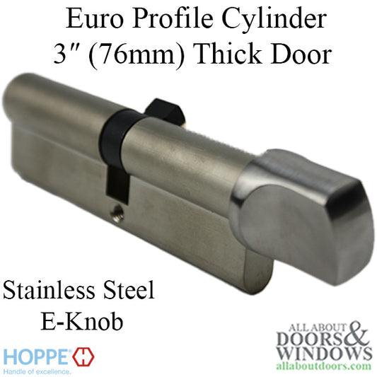 Hoppe 50.5/55.5 Profile Cylinder-SS