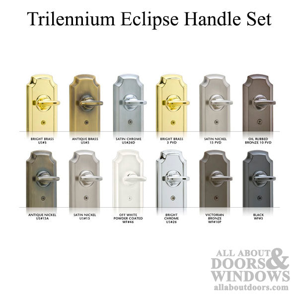 Trilennium Eclipse Handle with Grip, Left Hand, Schlage Key - Choose Color - Trilennium Eclipse Handle with Grip, Left Hand, Schlage Key - Choose Color