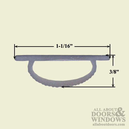 36 Inch by 1-1/16 Inch Vinyl Threshold Replacement Insert for SDS Doors - Gray - 36 Inch by 1-1/16 Inch Vinyl Threshold Replacement Insert for SDS Doors - Gray