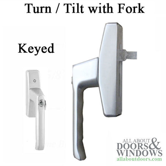 Hoppe London Tilt Turn, Keyed, Fork Style