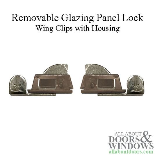 Andersen Removable Glazing Panel Wing Clips with Housing - Stone